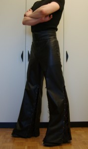 Leather Pants Wide