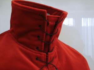 Scarlet Cape Collar Detail
