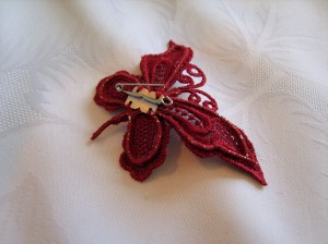 Turned into a brooch