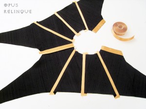 shoulder-bodice for gothic art nouveau cape design