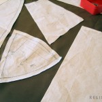 Cutting Lining for gothic cape